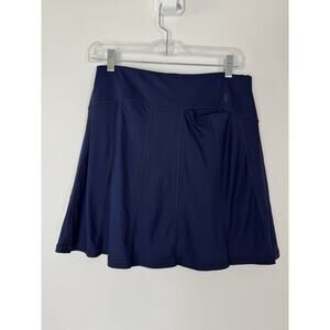 Ralph Lauren Golf Skort Skirt Women's medium Navy Blue Skirt Performance Pleat